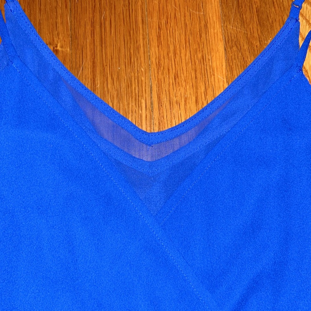 EUC Express Royal Blue Romper - Picture 3 of 7